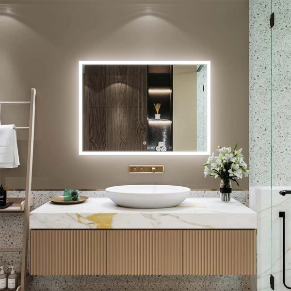 Bathroom Vanity LED Mirror With Touch Switch