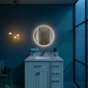 Helena φ24″ Bathroom Vanity LED Mirror With Touch Switch01