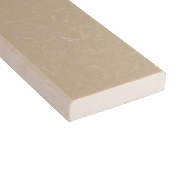 engineered beige 4x24x0.625 polished double beveled