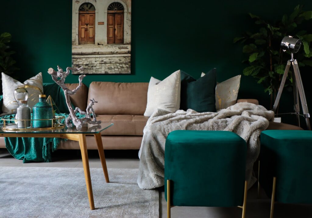 Bold Jewel Tones interior