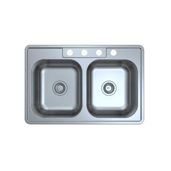 Stainless Steel Double Bowl Kitchen Sink