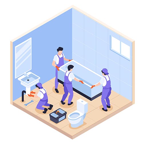 bathroom restoration after water damage
