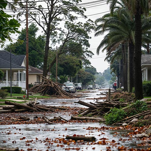 how to fix storm damage on house