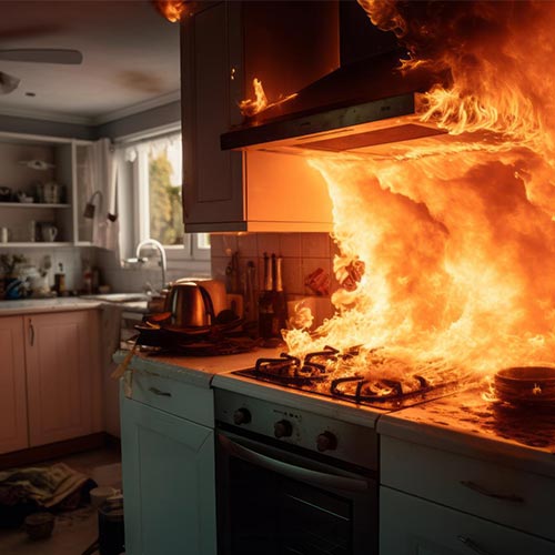 kitchen fire restoration services