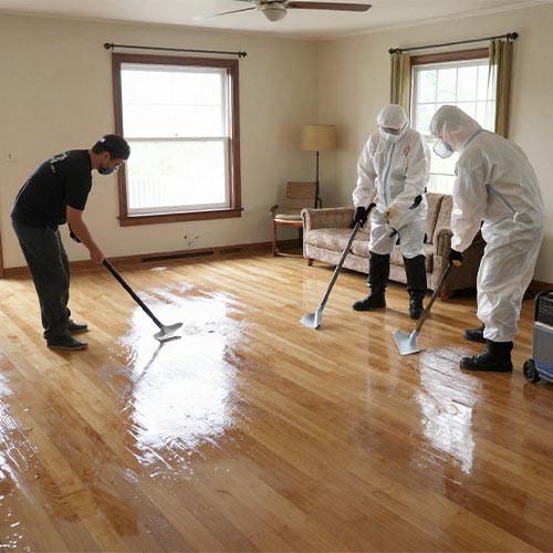 flood damage cleanup and structural drying services